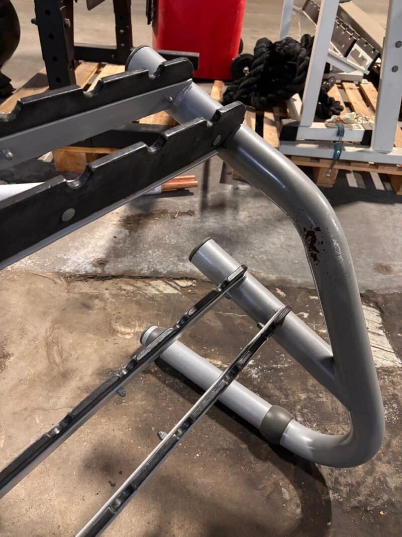 Technogym käsipainoteline 2 tasoinen 10 paria, käytetty - Image 2